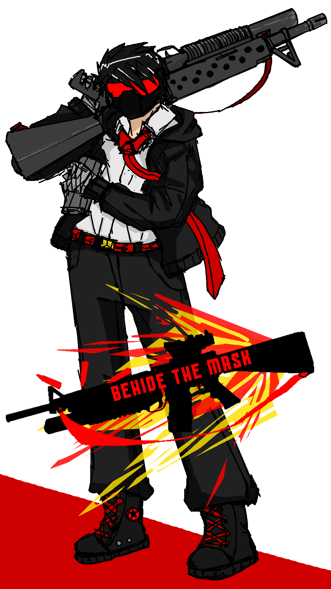 Behide the Mask by BLACKRED119 on DeviantArt