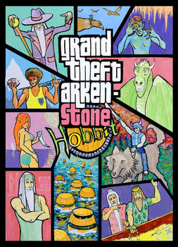 GTA Hobbit.  A parody poster