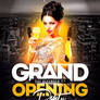 Free Grand Opening Party Flyer Template Vol.1
