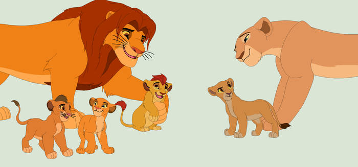 Simba and Nala's family