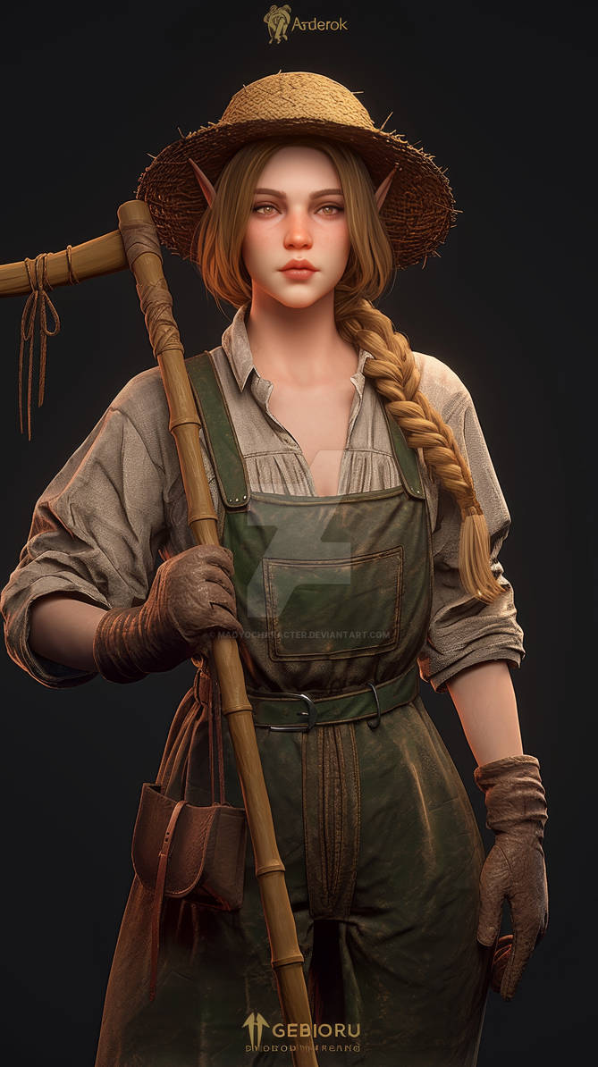 Farmd Human Model ADOPT 4K Female Human Farmer (52) by MaoyoCharacter on DeviantArt