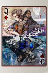 Queen of Diamonds and Rust by Starsong-Studio