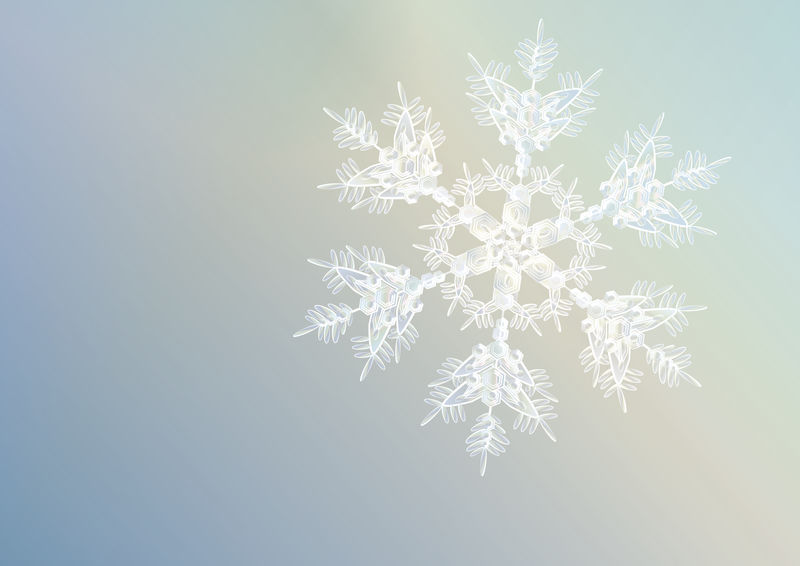 Snowflake - Xmas card design by Starsong-Studio