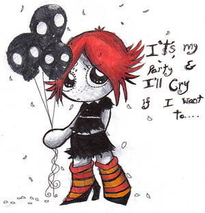 Ruby Gloom coloured