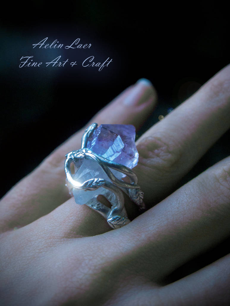 Mir-norn Tauruin elvish silver ring by AelinLaerFineArt