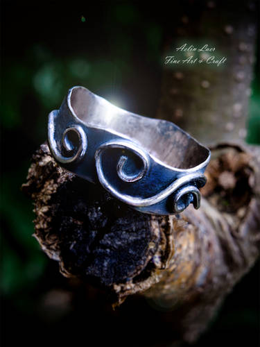 Silver ring Spring melody with miniature flowers by JuliaKotreJewelry on  DeviantArt