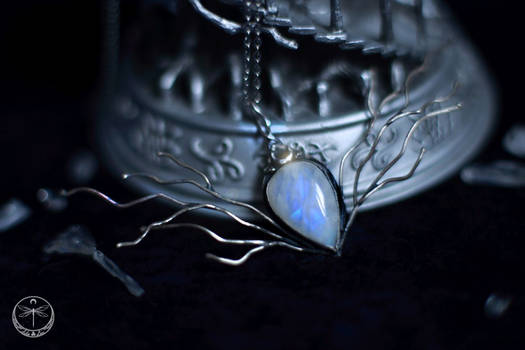 Luanella The Lady of The Moon silver Talisman