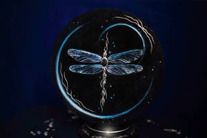 Midnight Dreamweaver crystal painting