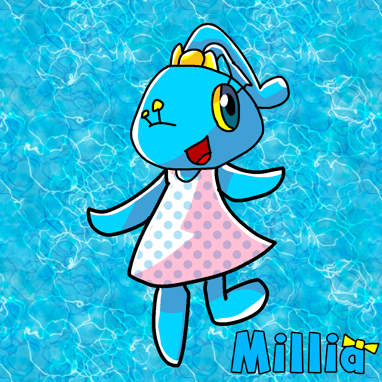 Milaliaf Millia the Manaphy (Redraw Fanart) by VioandMorrisdoesarts on DeviantArt
