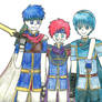 Roy, Marth and Ike