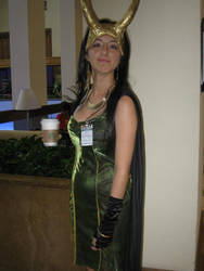 Lady Loki and her coffee