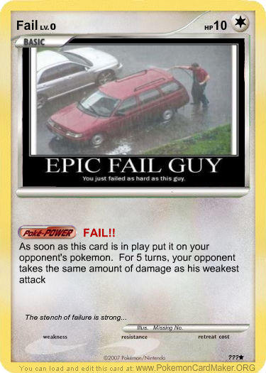 Fail Card by N9987 on DeviantArt