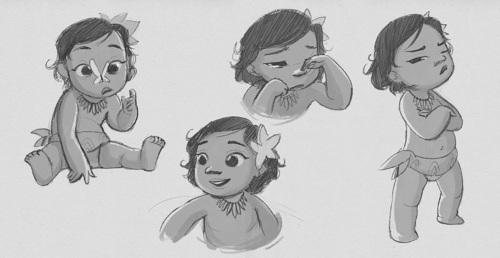 Character Study (Baby Moana)