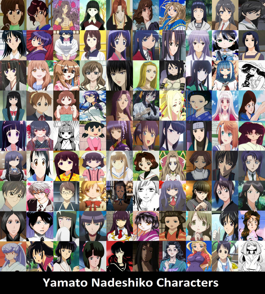 Yamato Nadeshiko Characters by ScarletGhostMrX22 on DeviantArt Yamato Nadeshiko Characters by ScarletGhostMrX22 on DeviantArt