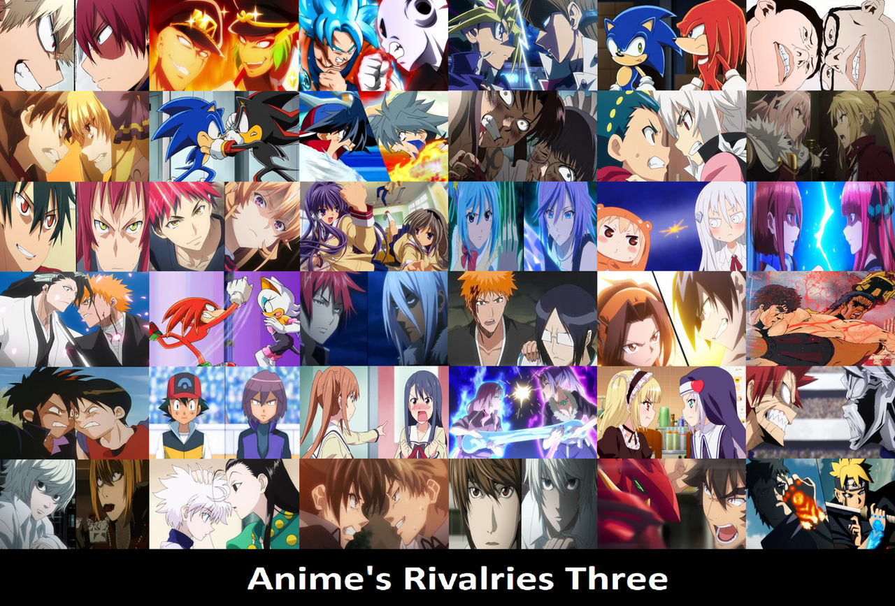 Anime Rivals Cipher Anime's Rivalries Three by ScarletGhostMrX22 on DeviantArt