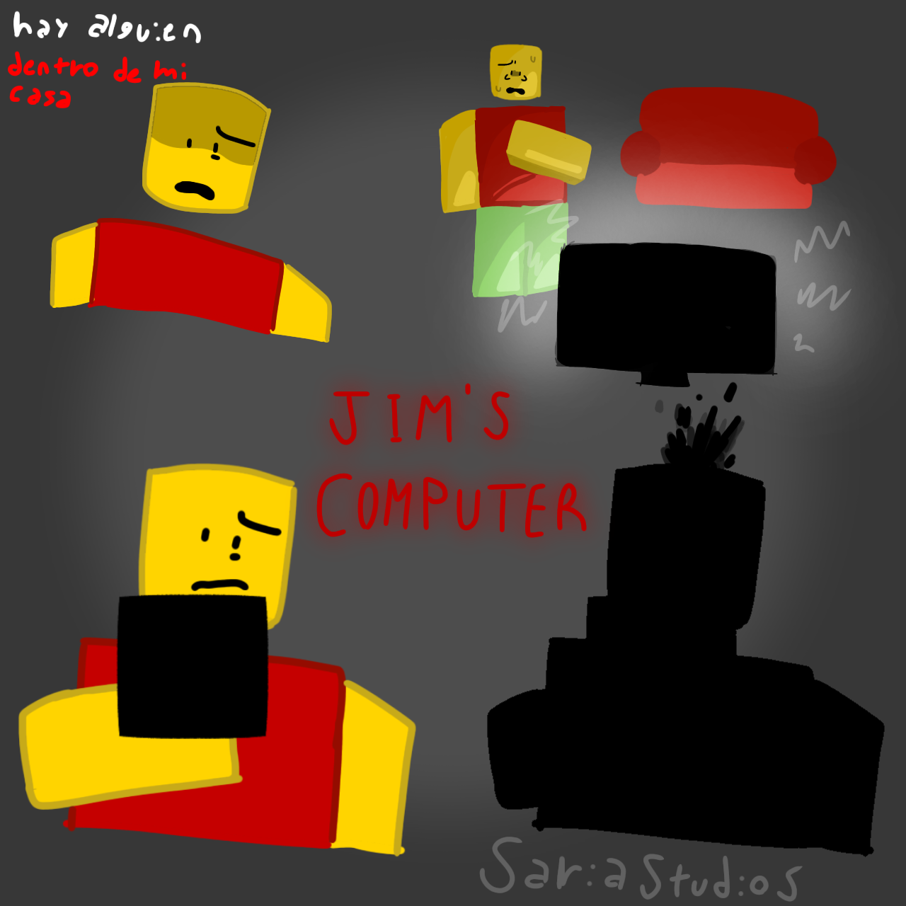 Jim's computer fanart by SariaStudios on DeviantArt