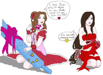 Aeris and Tifa X-mas gifts...