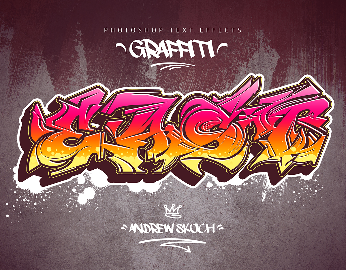 graffiti text effects by sko4 design on
