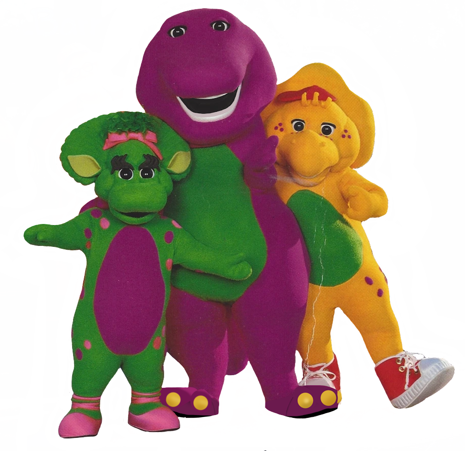Barney, Baby Bop and BJ (ADITPWB 1995-1996 vector) by JamesMuchtastic ...