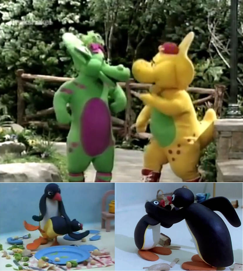 Baby Bop and BJ react to Pingu getting abused by JamesMuchtastic on ...