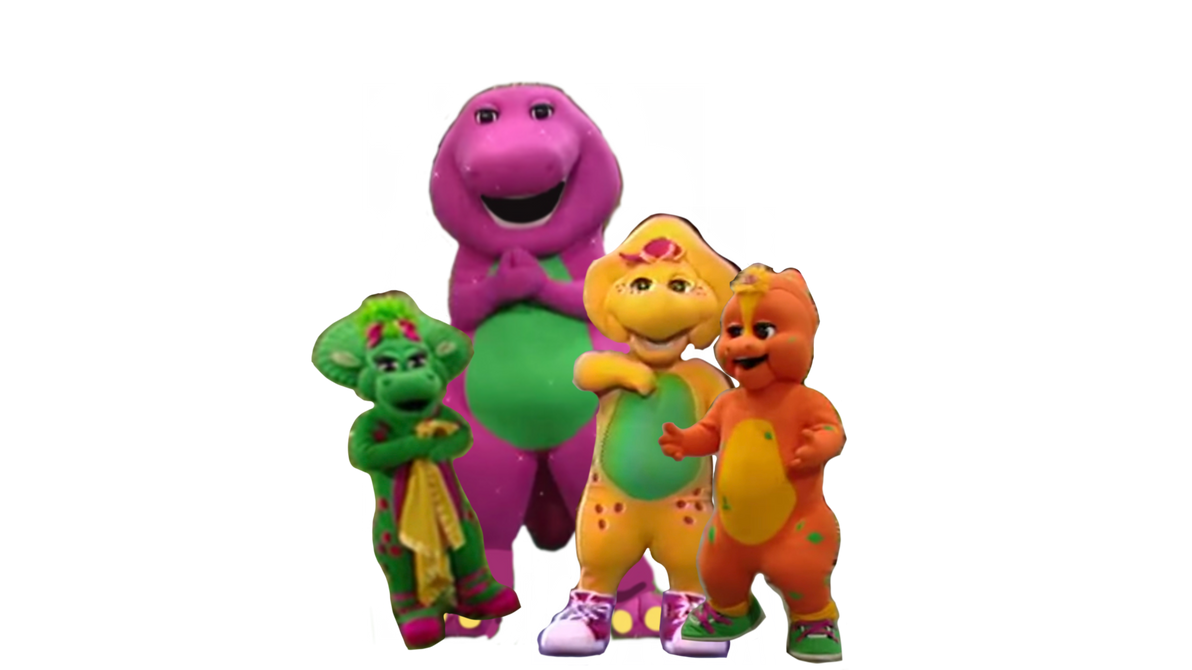 Barney, Baby Bop, BJ and Riff Vector by JamesMuchtastic on DeviantArt