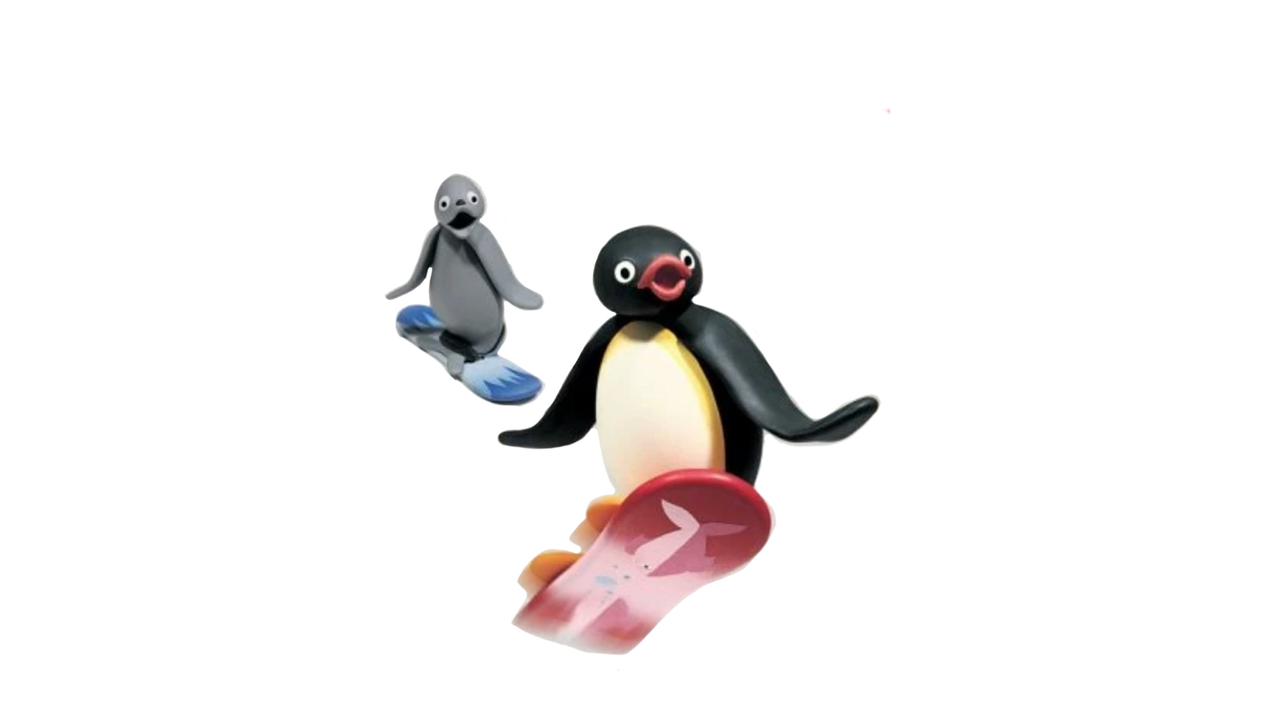 Pingu and Robby (The Snowboarder) by JamesMuchtastic on DeviantArt