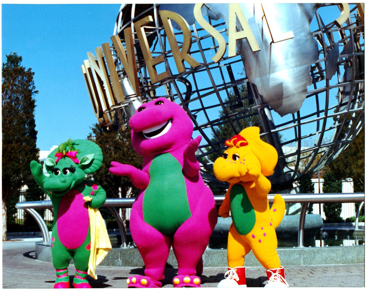 Barney, Baby Bop and BJ at Universal Studios by JamesMuchtastic on ...