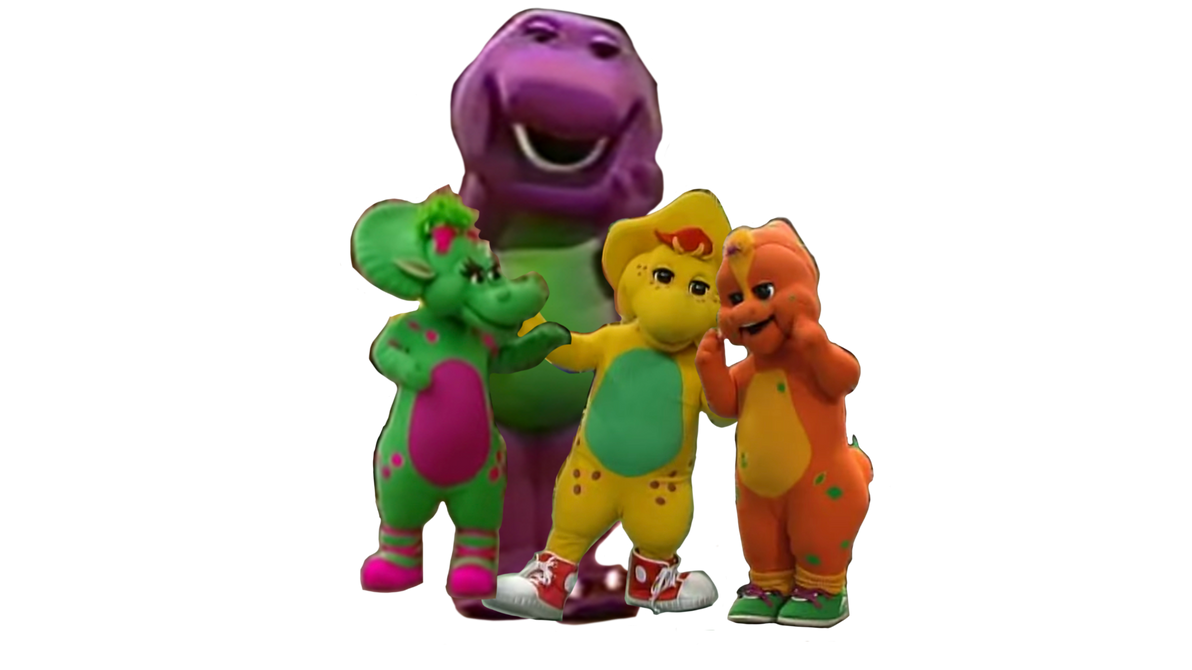 Barney, Baby Bop, BJ and Riff Vector by JamesMuchtastic on DeviantArt