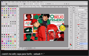 + watch me edit: capa para fanfic | sebaek