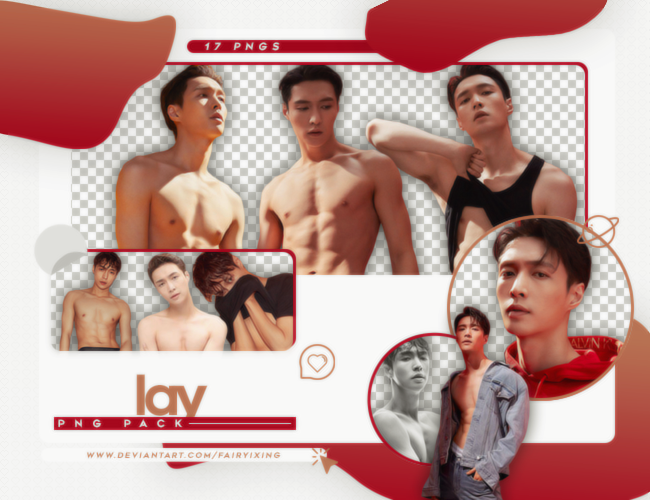 PNG PACK] LAY - EXO (CALVIN KLEIN) by fairyixing on DeviantArt