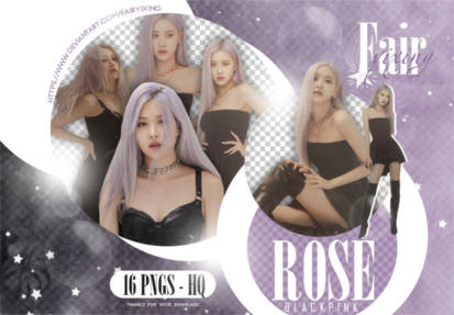 [PNG PACK] ROSE - BLACKPINK (THE ALBUM: SCANS 2)