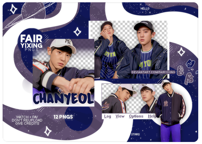 PNG PACK CHANYEOL EXO MLB PT1 by fairyixing on DeviantArt