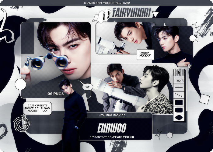 [PNG PACK] EUNWOO - ASTRO (L'OFFICIEL 2022) by fairyixing on DeviantArt