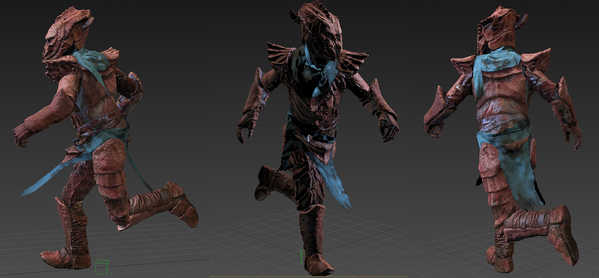 DREUGH ARMOUR RIG + SHADER TEST