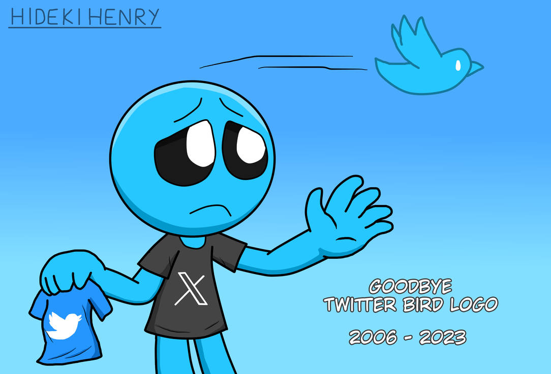 Goodbye Twitter bird logo... by HidekiHenry on DeviantArt