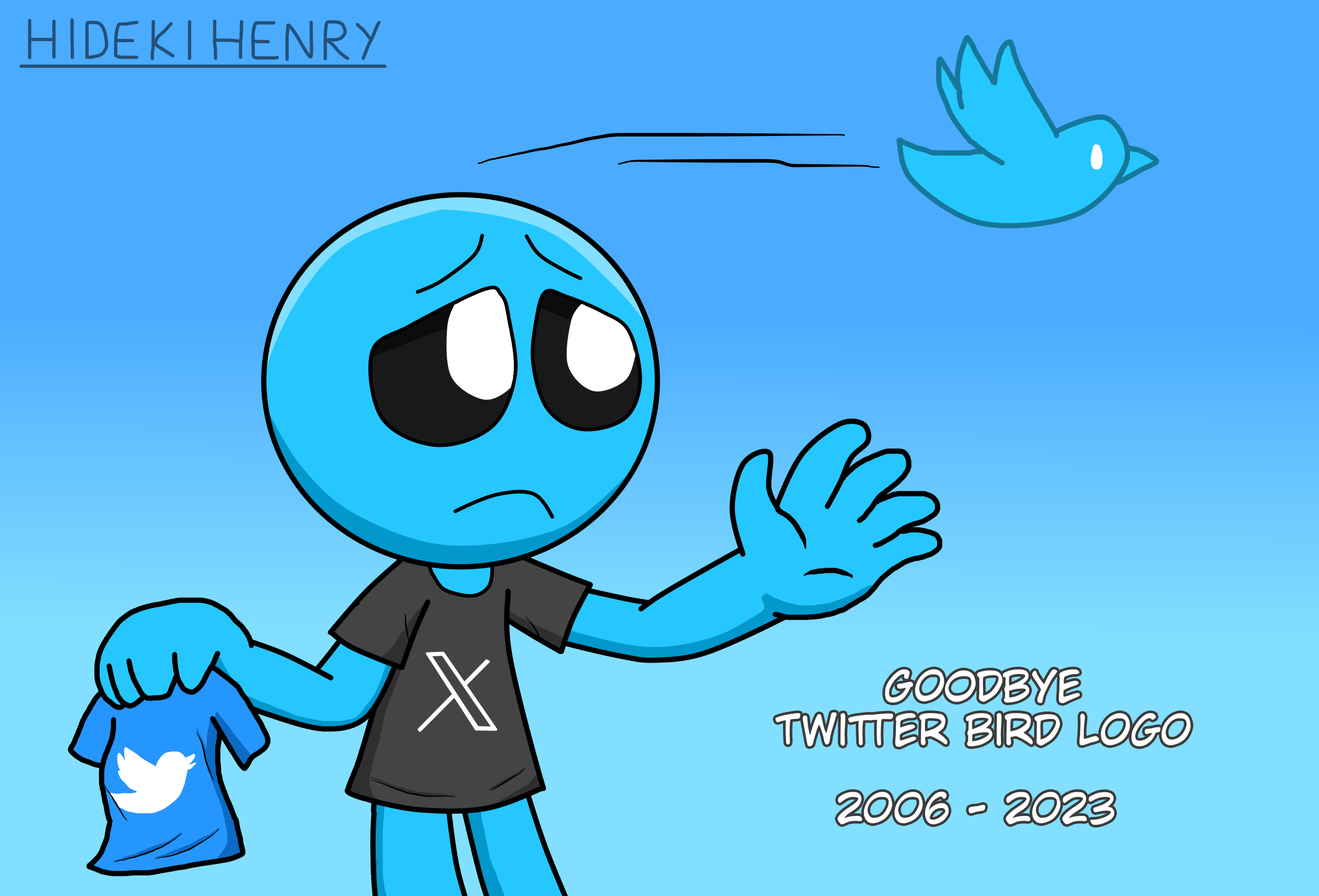 Goodbye Twitter bird logo... by HidekiHenry on DeviantArt