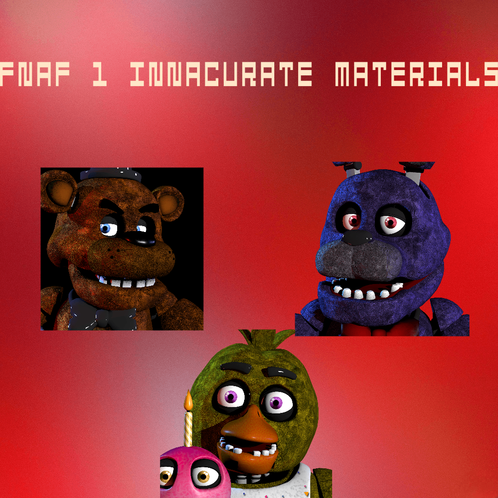 Inaccurate Fnaf 1 pack Download c4d by souger222 on DeviantArt