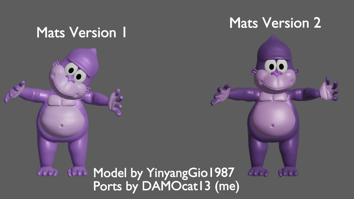 BonziBUDDY model by YinyangGio1987 port showcase by DAMOcat13 on DeviantArt