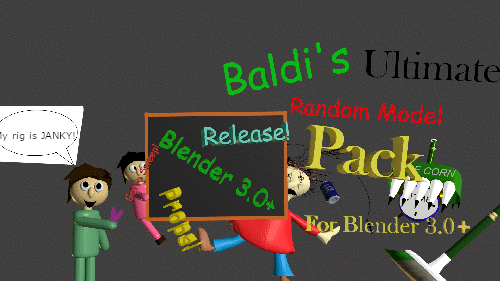Baldi Random Event Baldi's Ultimate Random Model Pack Release! by DAMOcat13 on DeviantArt