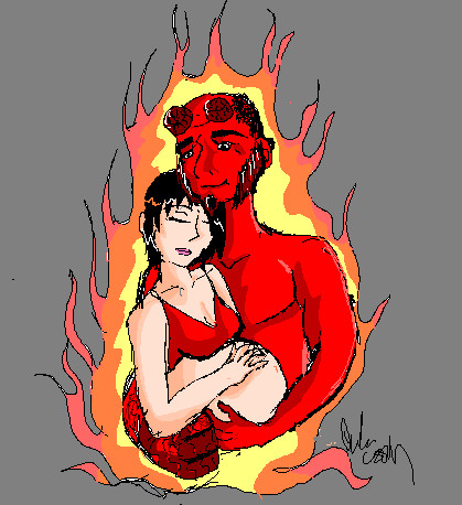 liz and hellboy