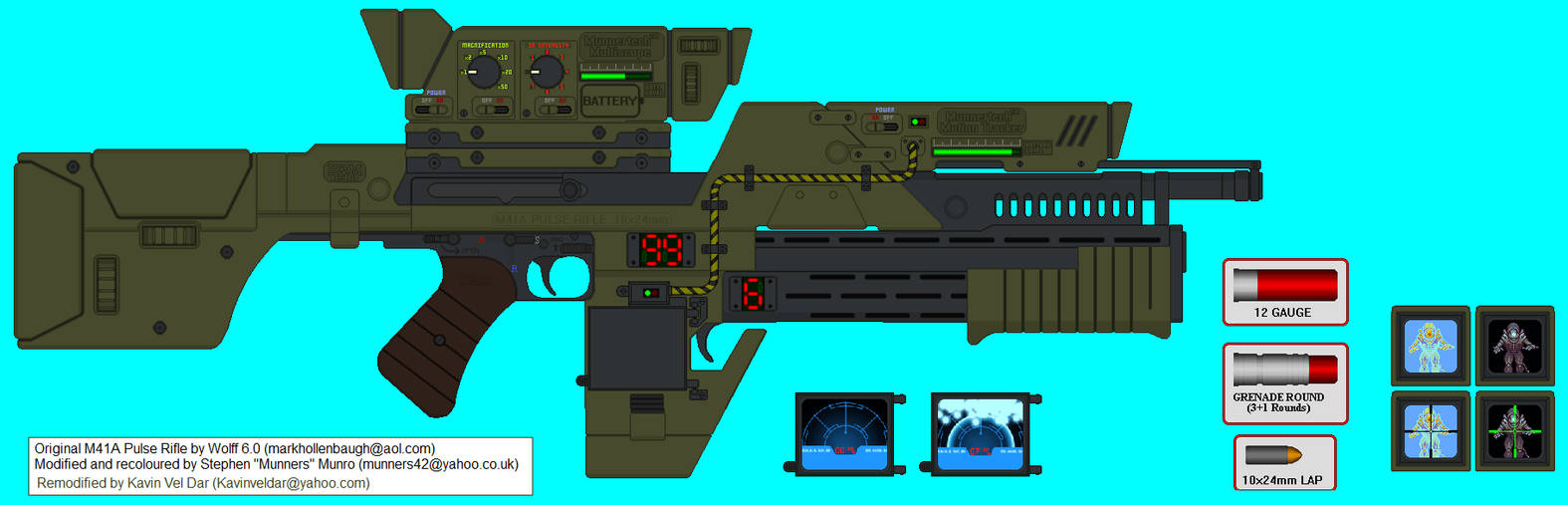 Pulse Rifle 8 Bit Ultimate Pulse Rifle by kavinveldar on DeviantArt