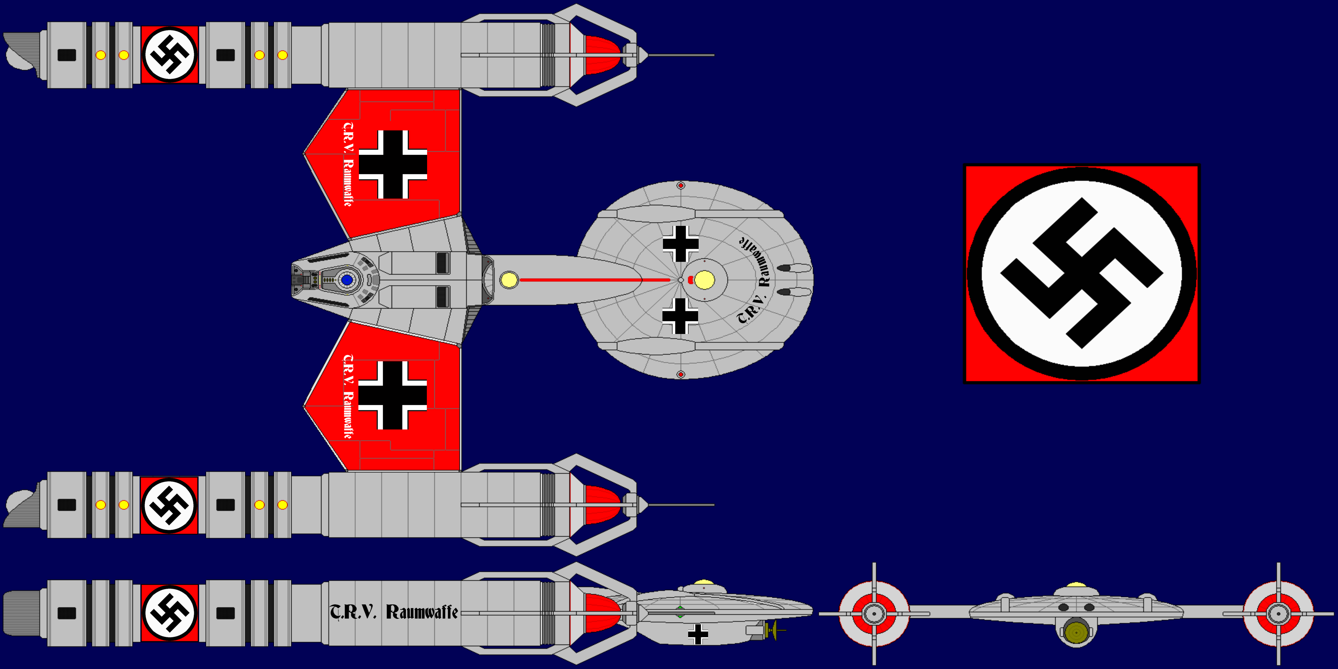 Nazi Raumwaffe Class Cruiser