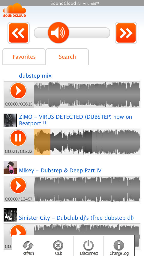 SoundCloud for Android-Search