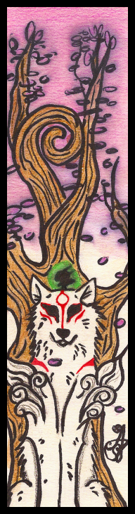 Kiriban Prize-Okami Bookmark