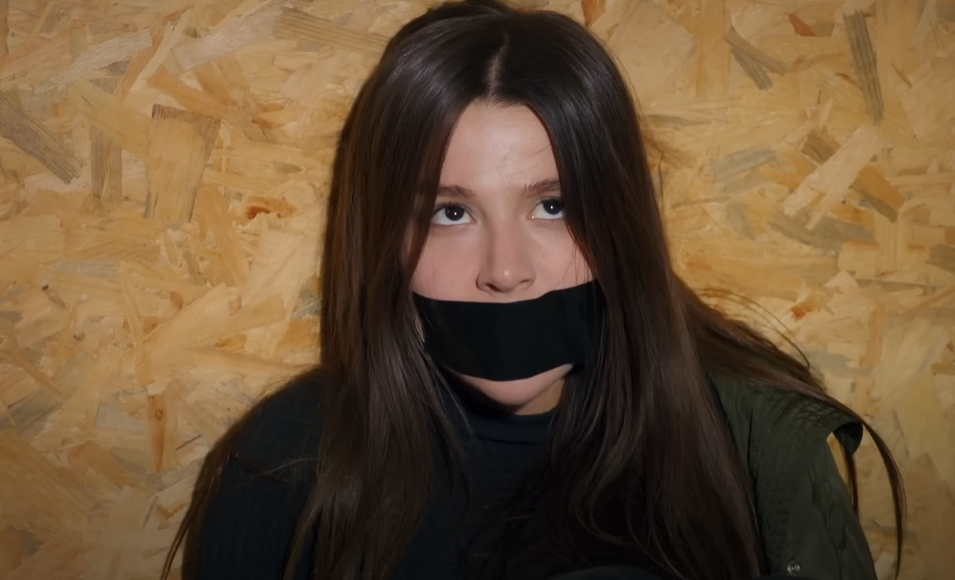 Turkish girl tape gagged close-up by xDontMindMe on DeviantArt