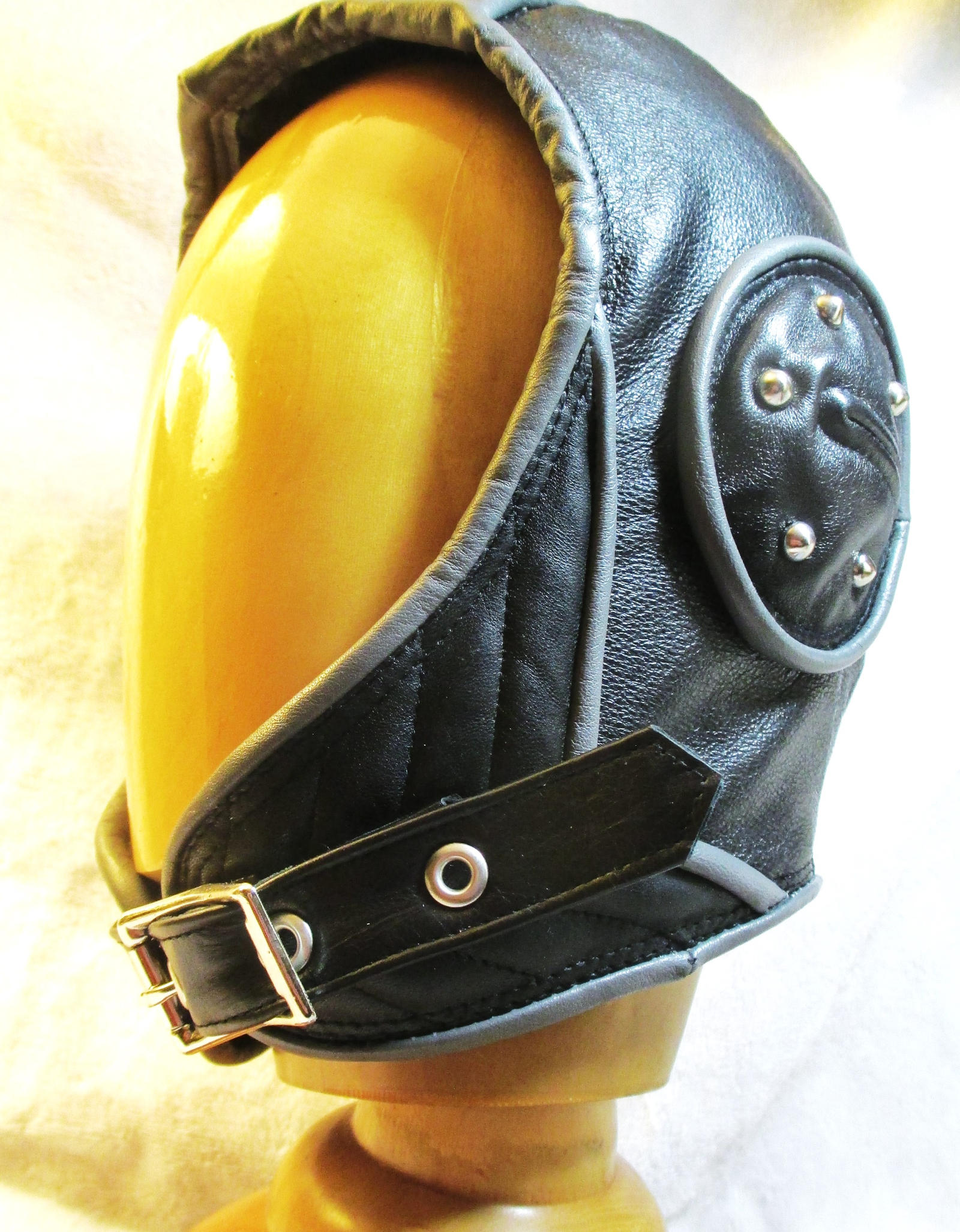 Custom Dieselpunk Leather Aviator Hat By LeatherHead72 On Custom Dieselpunk Leather Aviator Hat By LeatherHead72 On