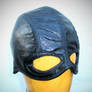 Black Leather Half Mask