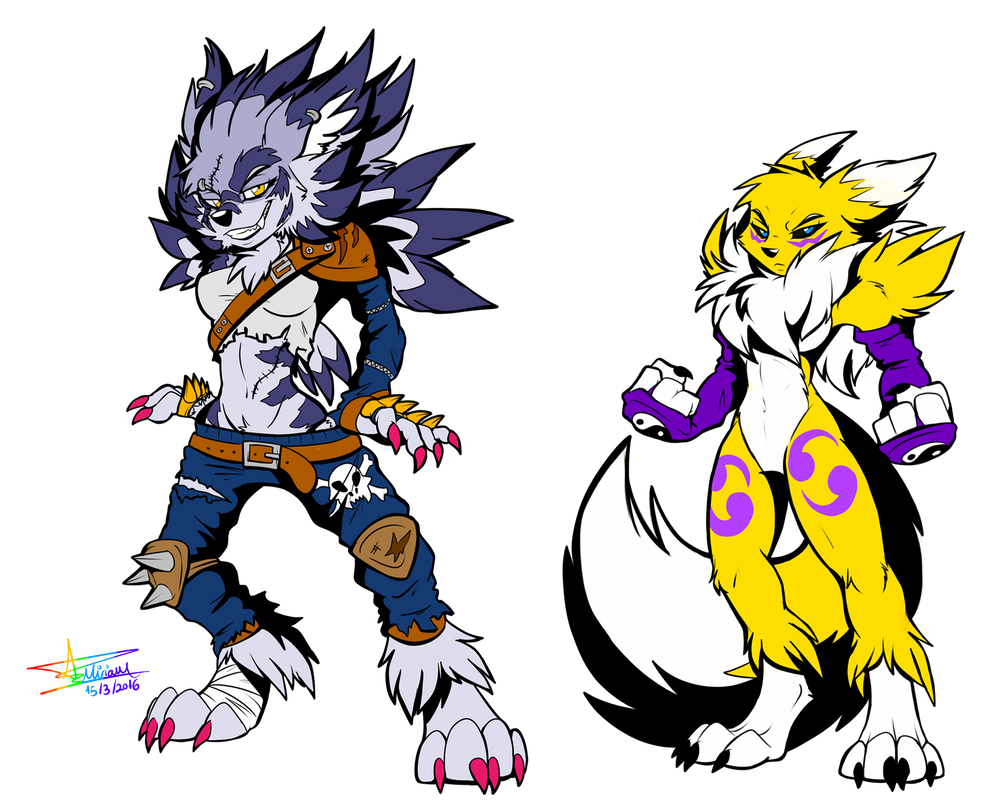 Female Digimons by Mimy92Sonadow on DeviantArt