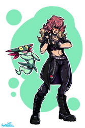 COMMISSION: Elise pokemon trainer