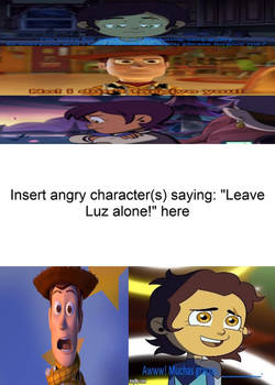 Who saves Luz from Woodys2000?